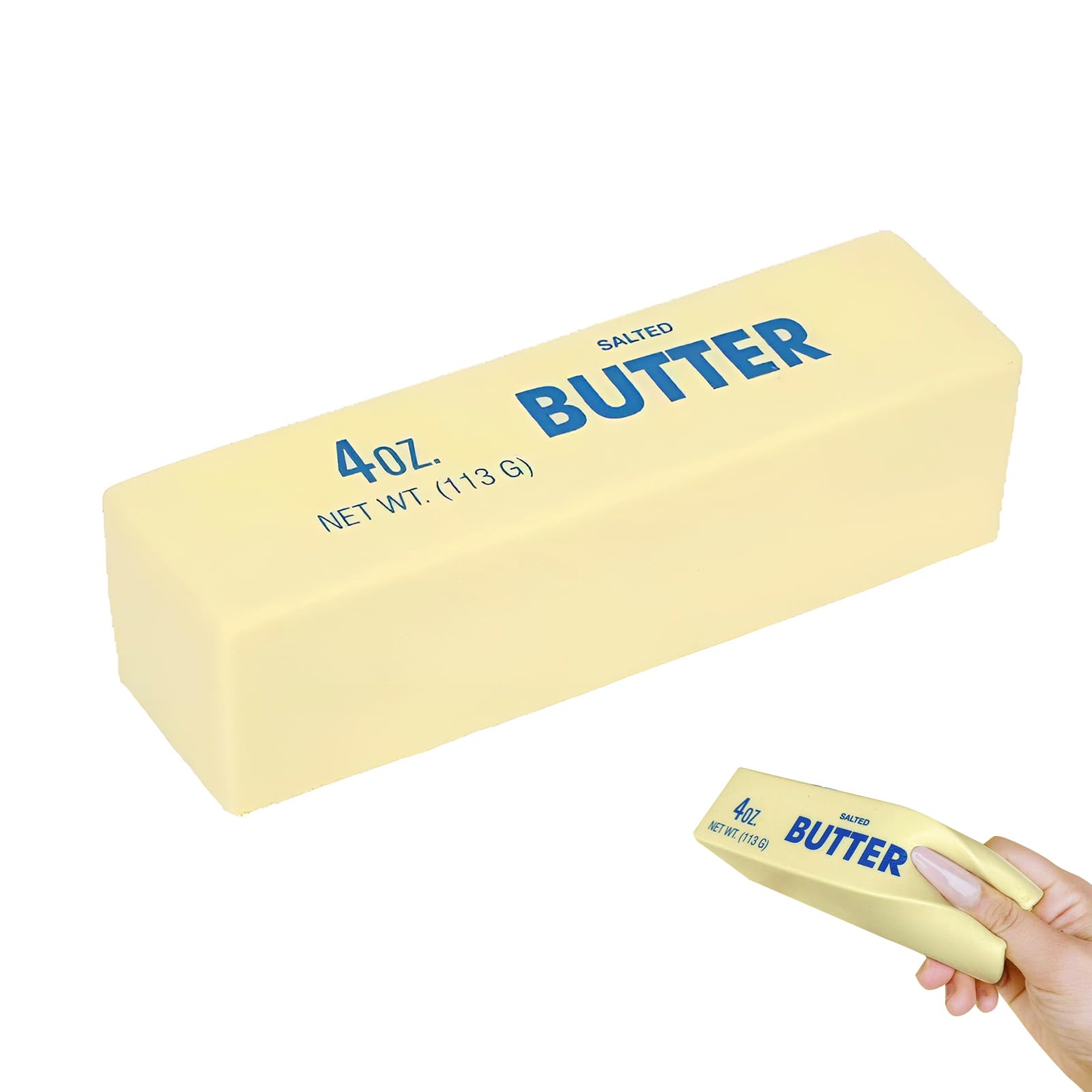 

aninako Butter Squeeze Toy Slowly Returns to its Original Shape Latex Stress Relief Toy Imitation Food Squeeze Sticky Play Cute Birthday Gift Adults