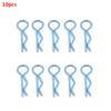 10pcs Universal Stainless Steel Body Shell R Clips Pin for 1/10 1/12 RC Model Car HSP Redcat HPI Himoto Spare Parts YY01