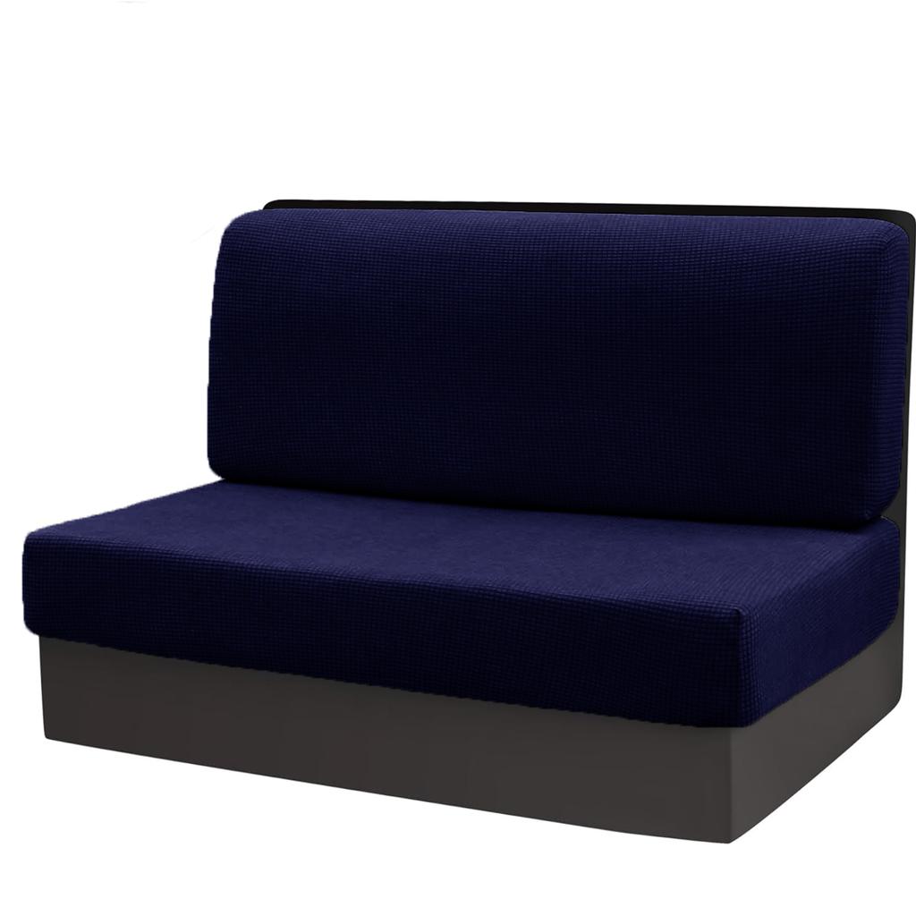 Housse de coussin pour dinette de camping-car, housse de siège de cabine de camping-car, housse de canapé pour banc de voiture de camping-car, 1 housse de dossier et 1 housse de banc