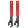 2Pcs Mountain Bike Fixed Gear Bottom Bracket Tool Flywheel Locking Ring Character Wrench