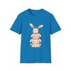Unisex Softstyle Stacked Easter Bunnies T-Shirt Mens Womens Tees Top | Cute, Whimsical, Soft Pastel