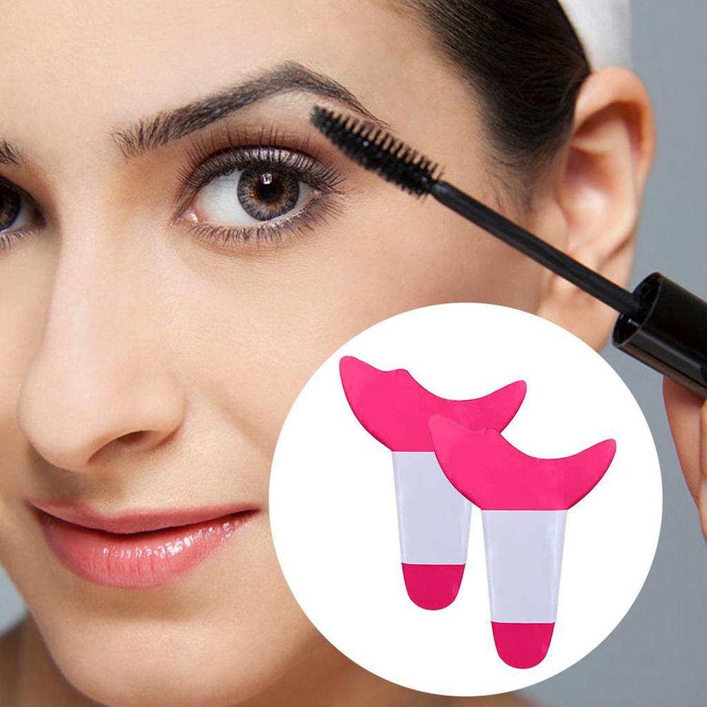 2 Stück Mascara- und Lidschatten-Schutz-Applikator-Schutzpads, Hilfsschutz-Werkzeug für Wimpern-Make-up