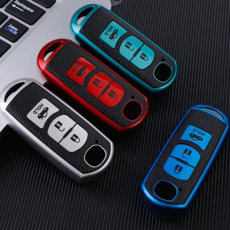 New TPU Car Remote Key Case Cover Shell Fob For Mazda 2 3 6 Atenza Axela Demio CX-5 CX5 CX-3 CX3 CX7 CX-7 CX-9 CX9 MX5 Accessories