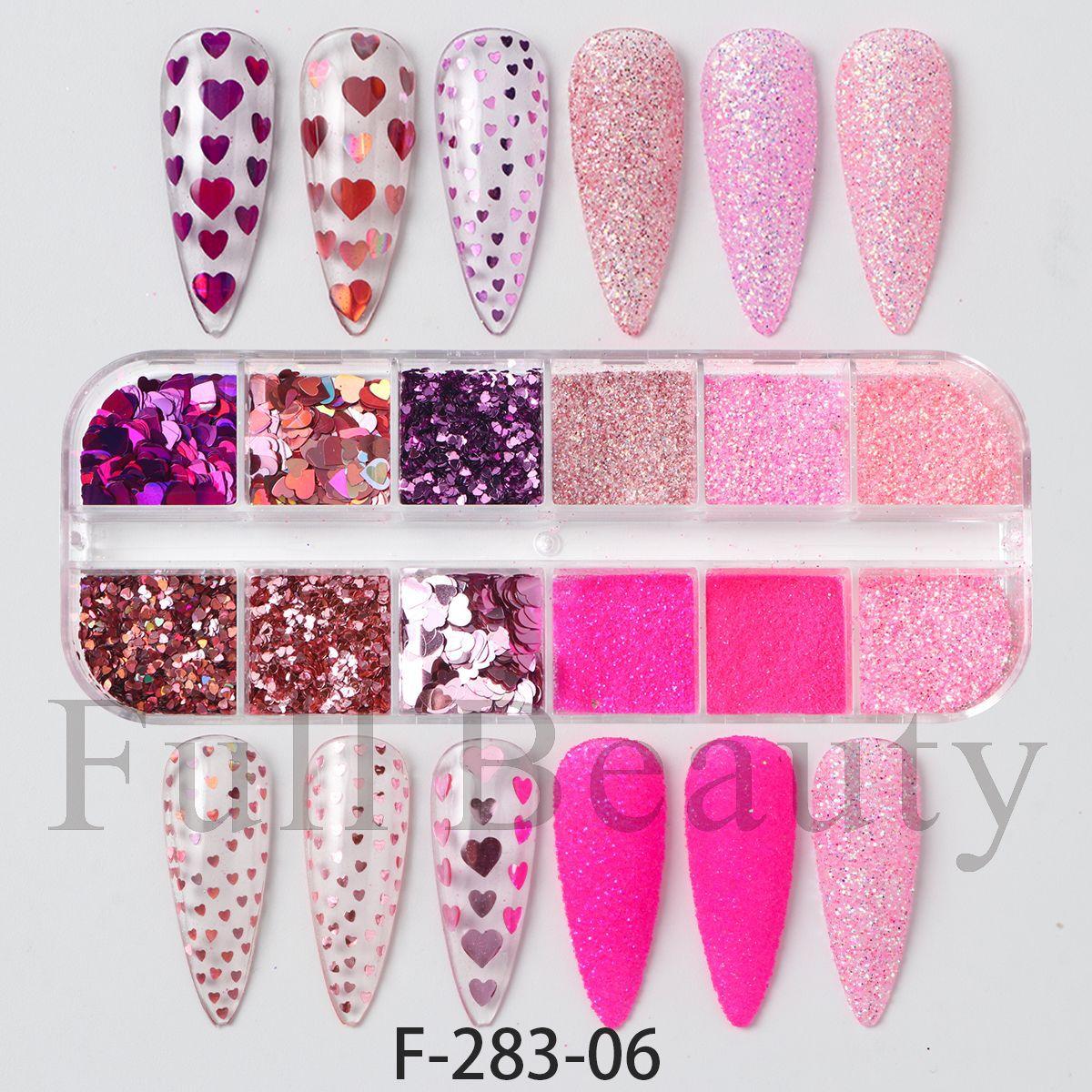 New Nail Art Glitter Sequins Romantic Heart Mini Heart Sequins Nail Art Glitter