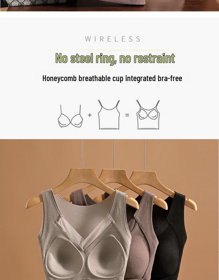 8803 Women's Graphene Heated Vest with Velvet Chest Pad for Autumn/Winter