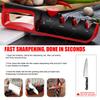 Professional 4-in-1 Knife Sharpening Adjust Angle Kitchen Knife Sharpener Helps Repair Restore Polish Blades Scissor Sharpener