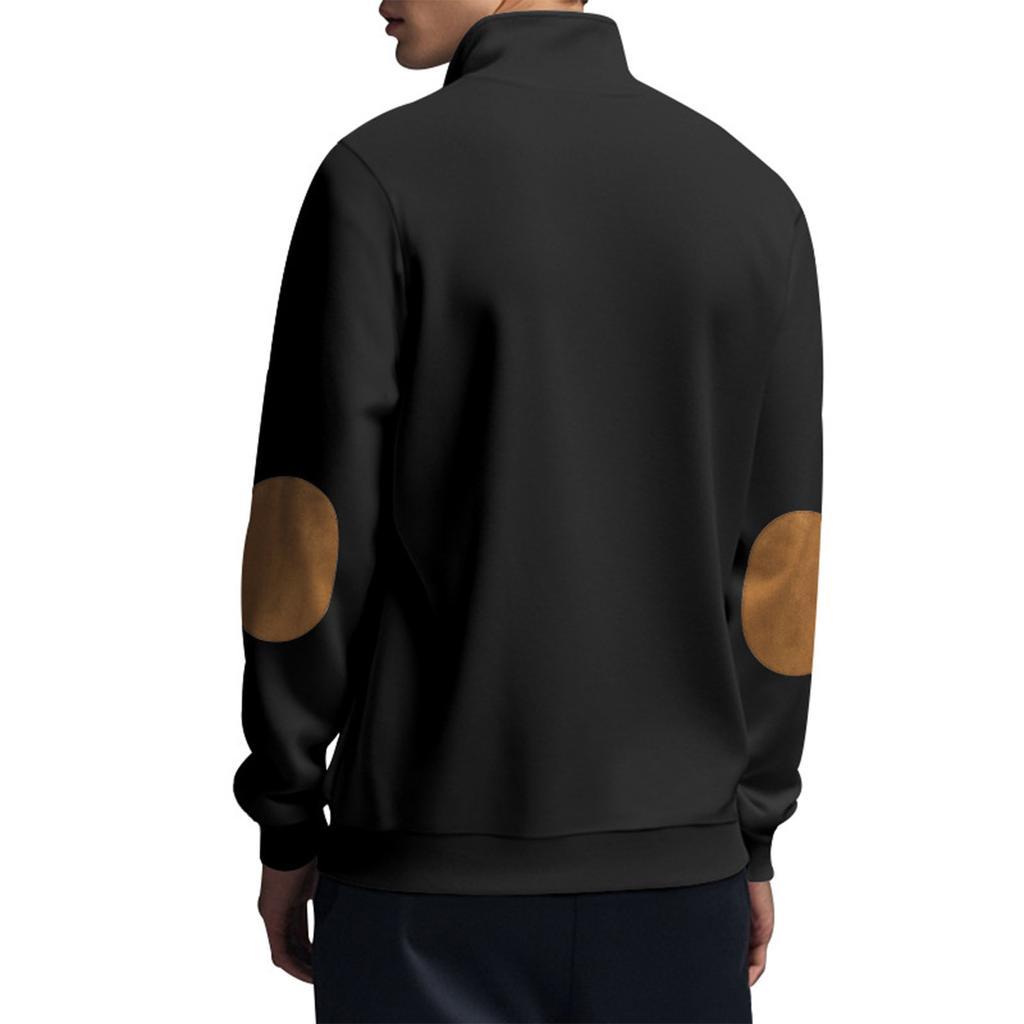Men's Sweatshirt Loose Solid Color Outdoor Warm Breathable T-Shirt Top