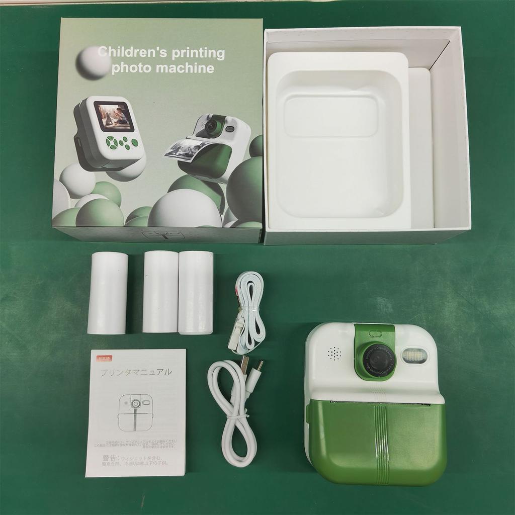 Children's Printing Camera Connects To Mobile Phone and Can Take Selfies In High Definition with Flash