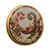Christmas Santa Coins Double-sided Alloy Collectible Coin Colorful Pattern Festive Souvenir Coin for Christmas Eve Boxes New Year Gift
