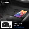 Car Wireless Charger For Seat Leon 2005 2006 2007 2008 2009 2010 2011 2012 Mobile Phone PVC Charging Holder Fast Wirelessly 15W