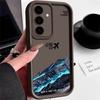 Plane Mountain Pattern TPU Matte Phone Case Shell For Samsung S25 S24 FE S23 Ultra A56 A36 A16 A15 A55 A35 A26 Soft Silicone Shockproof Bumper Cover