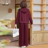 Qiufuruo 2025 Middle-Aged Women's Autumn Sportswear Set