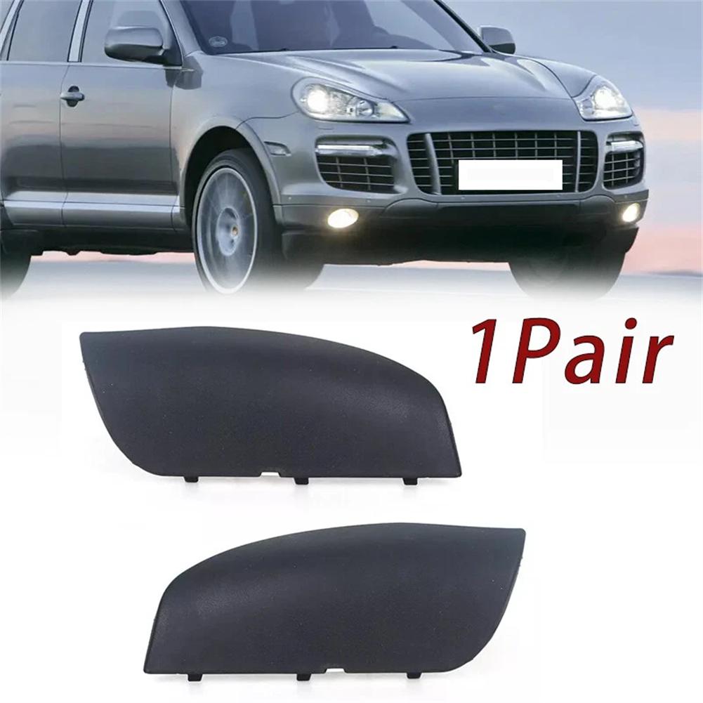 Front Bumper Cover Bumper Tow Hook Cover Black High Reliability Bumper Cover Accessory Brand New Easy Installation