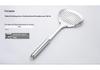 Stainless Steel Kitchen Set: Includes Heat-Resistant Spatula, Slotted Spoon, Soup Ladle for Home and Outdoor Use
