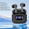 Wireless Earphone 40dB Noise Cancelling Bluetooth 5.3 Headphone with LED Display HD Call Earbuds for Business Office Travel Game