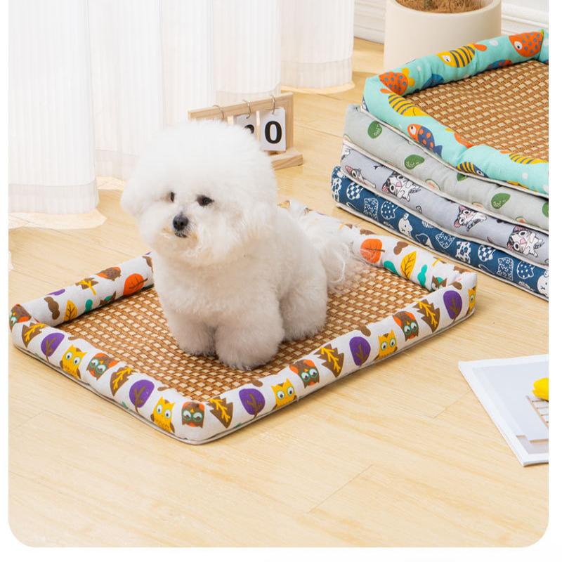 Free Pillow Pet Bed Cat Cool Summer Bed Waterproof Dog Sleeping Bed Ice Pet Mat Washable Bed For Dog