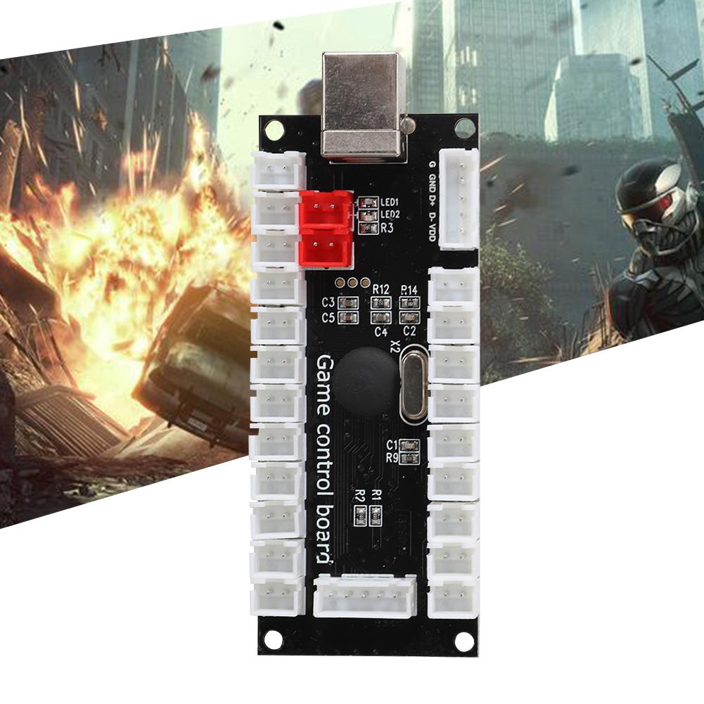 Arcade Game USB Encoder Controller with Acrylic Crystal Case for Raspberry Pi and PC Mainframe882C