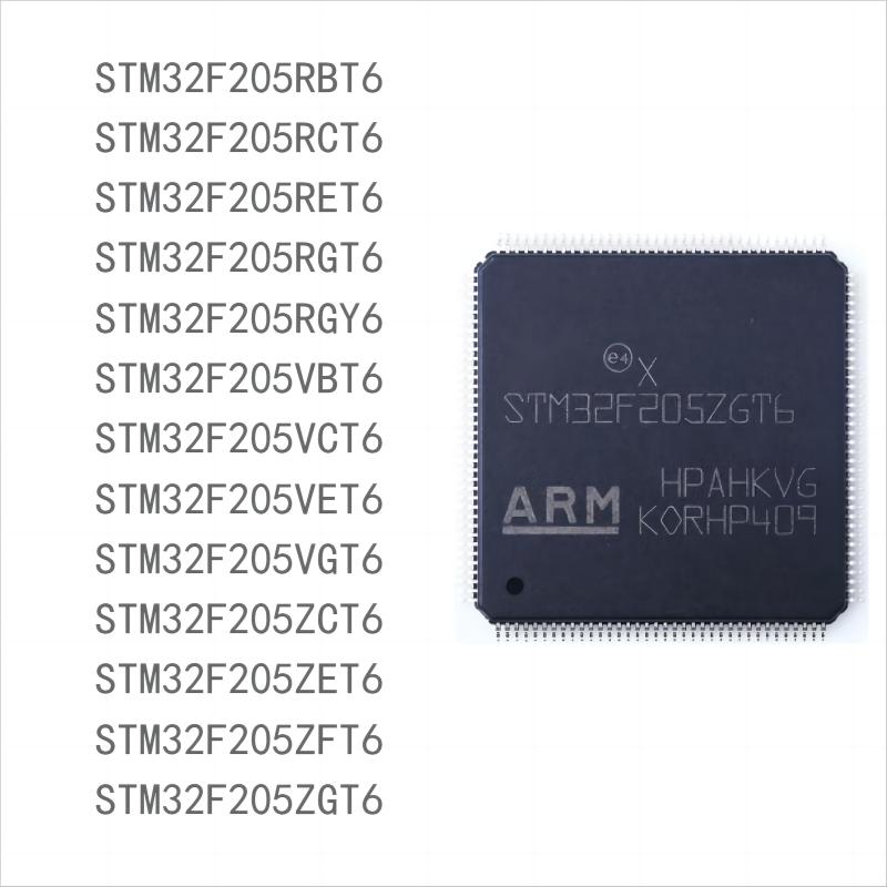 

10 шт. новый STM32F205seriesRBT6 RCT6 RET6 RGT6 RGY6 VBT6 VCT6 VET6 VGT6 ZCT6 ZET6 ZFT6 ZGT6