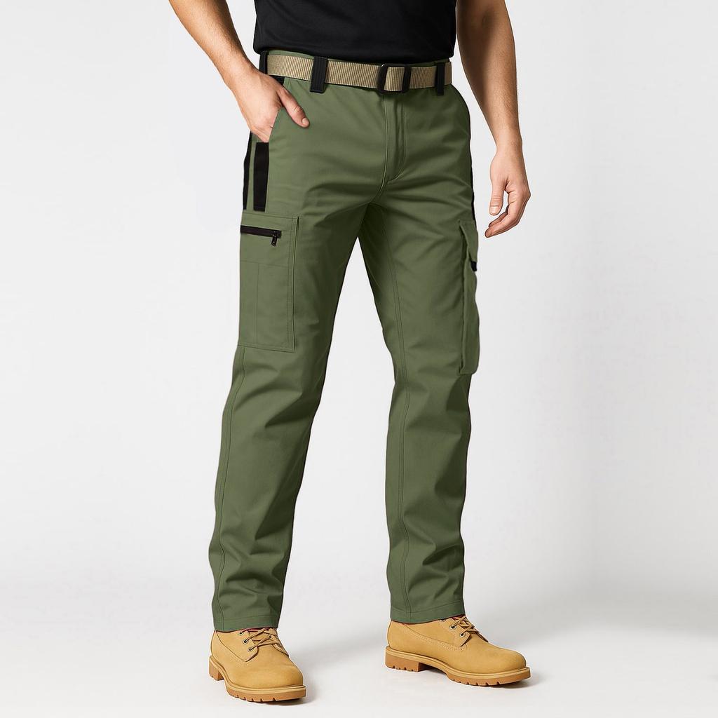 Men's Work Pants With Multiple Pockets, Waterproof And Tear Resistant Pants