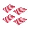 1/12 Doll House Vintage Style Wooden Patio Bench & Cushion Furniture Set for Living Room Life Scene