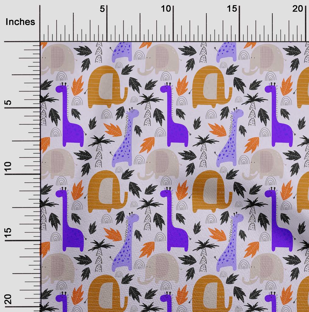 oneOone Bavlněná flex látka zelená, řemeslné projekty se zvířecí kůží, dekorační látka s potiskem od The Yard, 40 palců