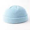 Melon Hat Men's and Women's Trend Autumn and Winter Wool Hat Student Fashion Flanged Yuppie Cold Hat Women's Brimless Knitting