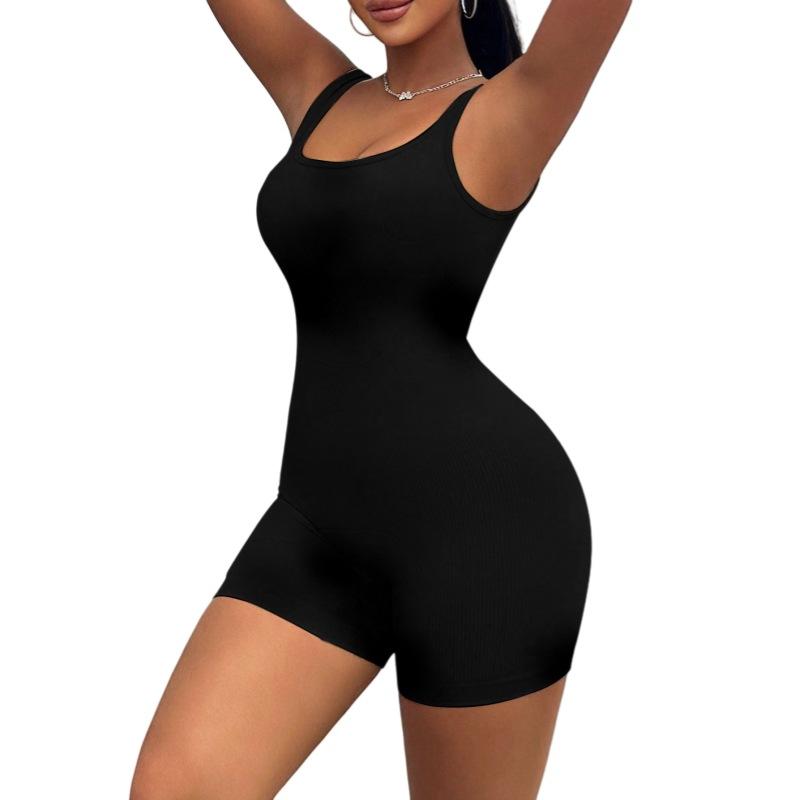 Outdoor Fitness Sports Inner Base Yoga Clothing Vest Style Jumpsuit Yoga Butt Lifting Pants for Women Hot Selling Body Shaping