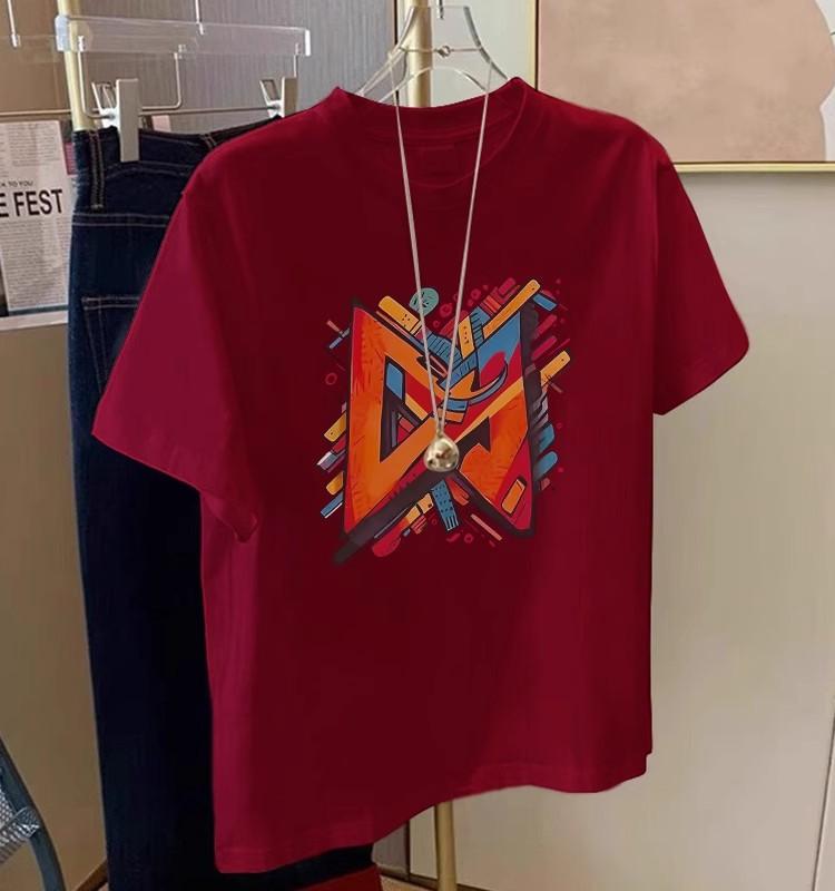 Black short-sleeved t-shirt men's and women's new spring and summer loose large version European trendy brand design niche top