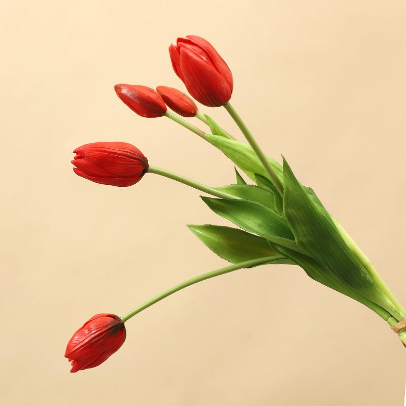 High-end Simulated Tulip Bouquets, Home Hotel Wedding Decoration Ornaments, Photography Shooting Props, Fake Flowers