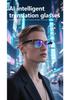 Smart Bluetooth Glasses with AI Translation: Supports 100+ Languages, Music Streaming, and Hands-Free Calls