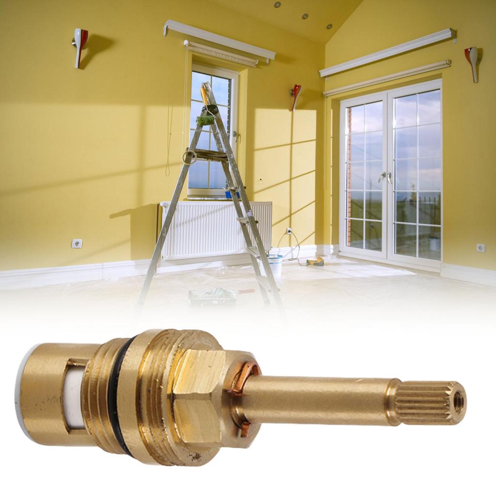 High Temperature Sturdy Brass Materials Faucet Cartridges Valves Hot Water Valves Core Accessory for Plumbing Fixtures