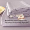 Class A Double Layer Gauze Bedding: Single Cotton Bed Sheet & Duvet Cover Set for Dorm Rooms