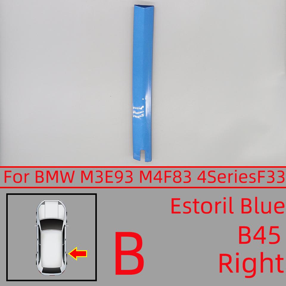 For BMW E93/M3 07-13 F83/M4 14-19 4Series F33 Convertible Roof Trim Cover Trim Strip Accessory Painted Auto Parts