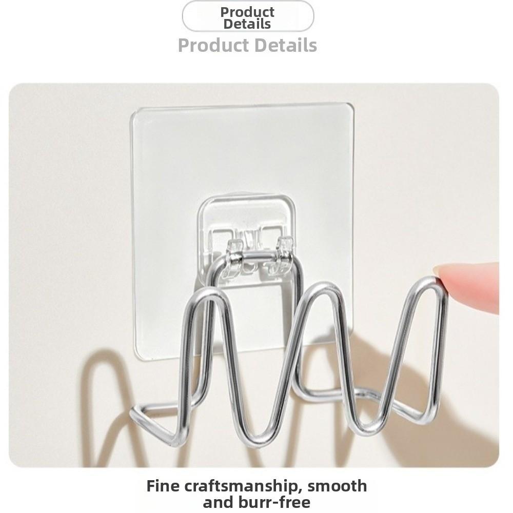 Self Adhesive Sponge Holder Wall Mounted Scrubber Holder New Sponge Drain Rack Basin Organization