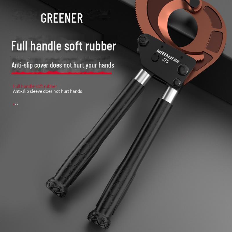 Green Forest Ratchet Gear Cable and Wire Cutters