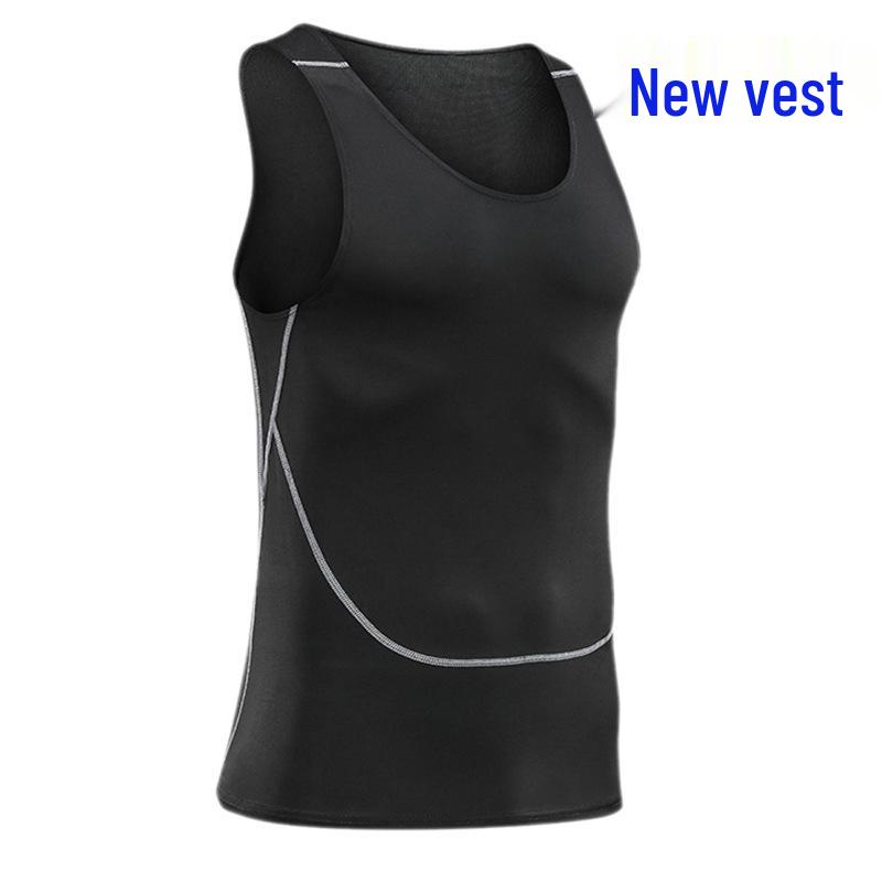 Men’s Quick-Dry Tank Top: Sport PRO Basketball Training & Running Compression Shirt