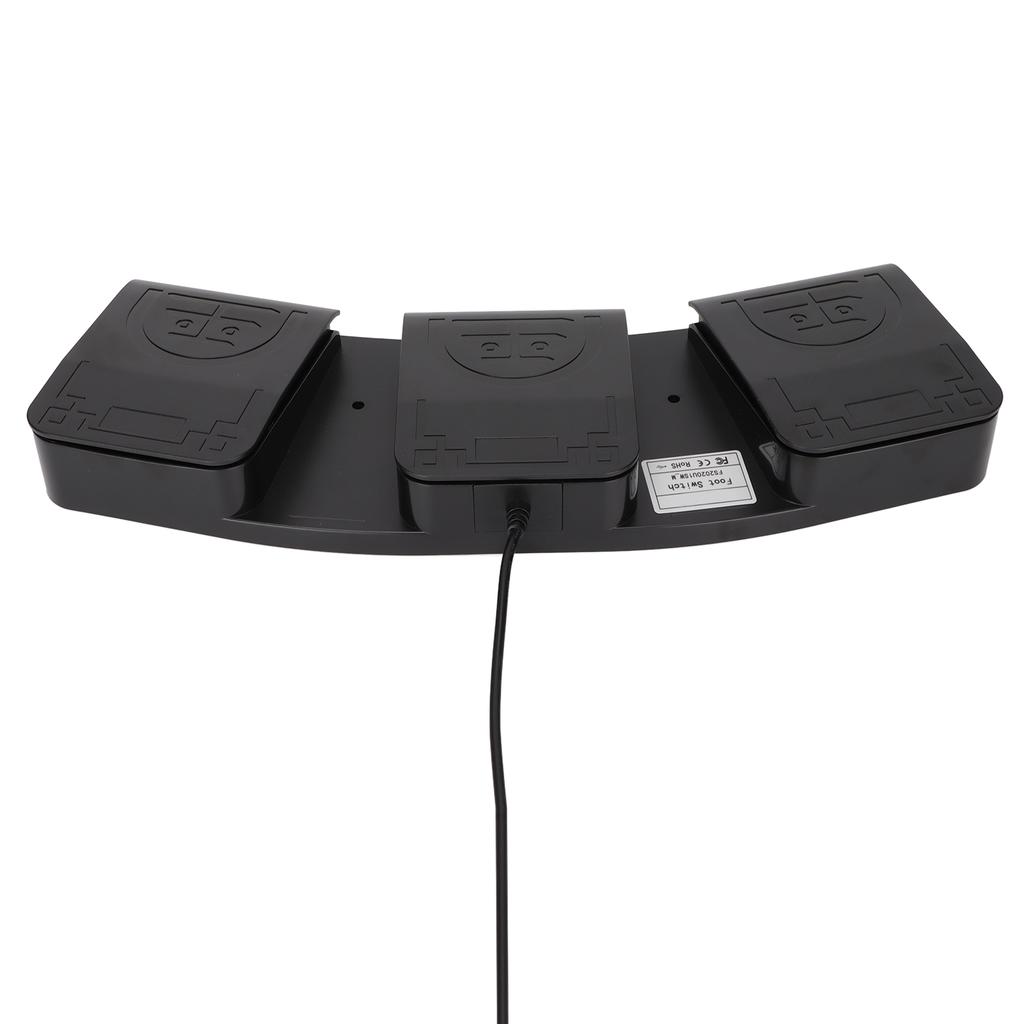 USB Foot Pedal Triple Keys MIDI Controller Mechanical Switch Programmable Computer Keyboard for Playing Games