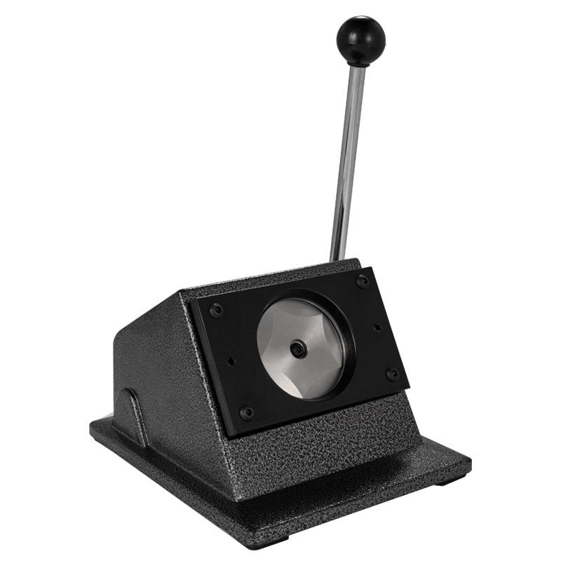 25/75MM Metal Desktop Round Cutter for Tin Badge, Button, Card, and PVC