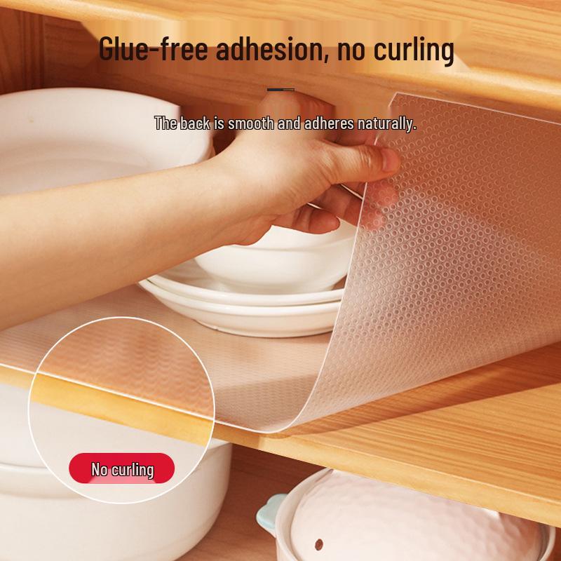 Antibacterial Moisture-Proof Cabinet Liner: Waterproof, Oil-Proof, Mildew-Resistant for Wardrobes, Kitchens, and Shoe Cabinets