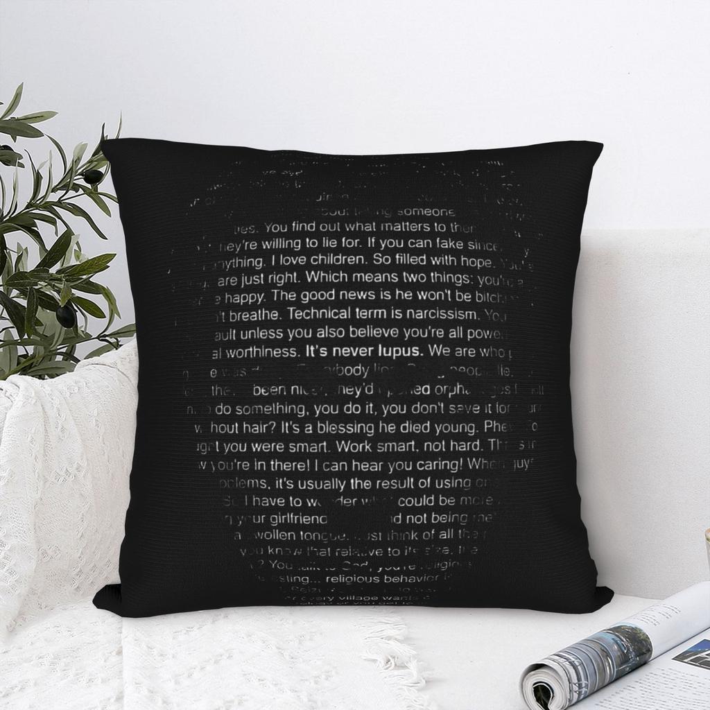 Dr Gregory Pillowcase Polyester Cushion Cover Decorations House Md Pillow Case Cover Home Zipper 18'