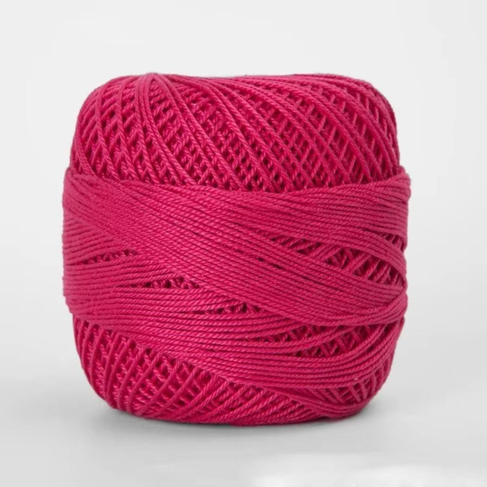 Solid Color Crochet Thread Size 3 Sewing Thread Handmade Thread Embroidery Thread