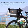 8L Bike Insulated Bag Large Capacity Touch Screen Outdoor Cycling Pouch Waterproof with Reflective Strip for MTB Road Bike