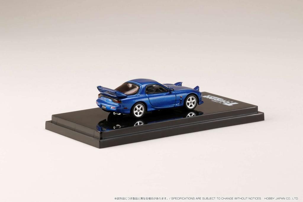 HJ64 Scale Infini FD3S Innocent Blue Mica Finished Model HJ643007CBL 1/64 RX-7 (A-Spec.)