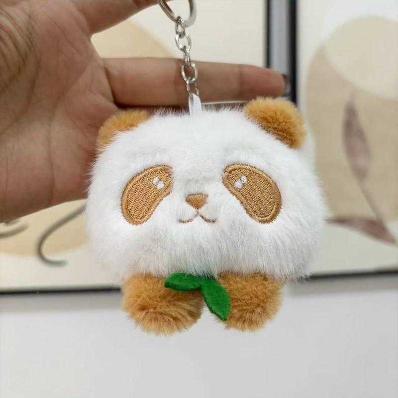 Adorable Panda Plush Toy Four Inch Stuffed Animal Keychain Perfect For Kids Gifts