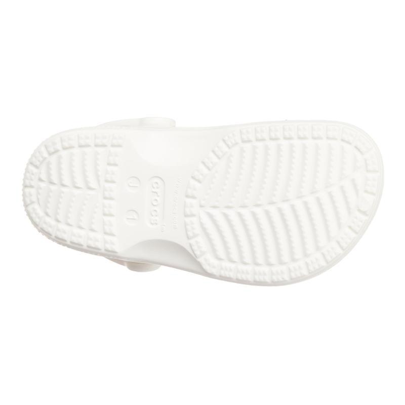 Crocs Baya Clog Comfortable and Versatile Baotou Beach Non-Slip and Abrasion Resistant Sandals White Children's