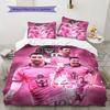 Lionel Messi Pattern Bedding,Quilt Set Quilt Cover Pillowcase Home Birthday Gift(1 * duvet cover + 2 * pillowcase, without core)