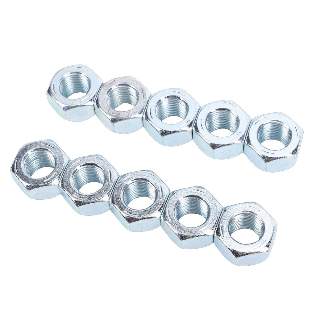 10pcs 1 2 20in Trailer Lug Nuts Zinc Plated Open End Wheel Lug Nuts for 1 2in Wheel Lug Studs RV Truck Tire Bolt 50
