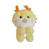Cute Dragon Plush Keychain Ultra-soft Short Plush Stuffed Animal Accessory