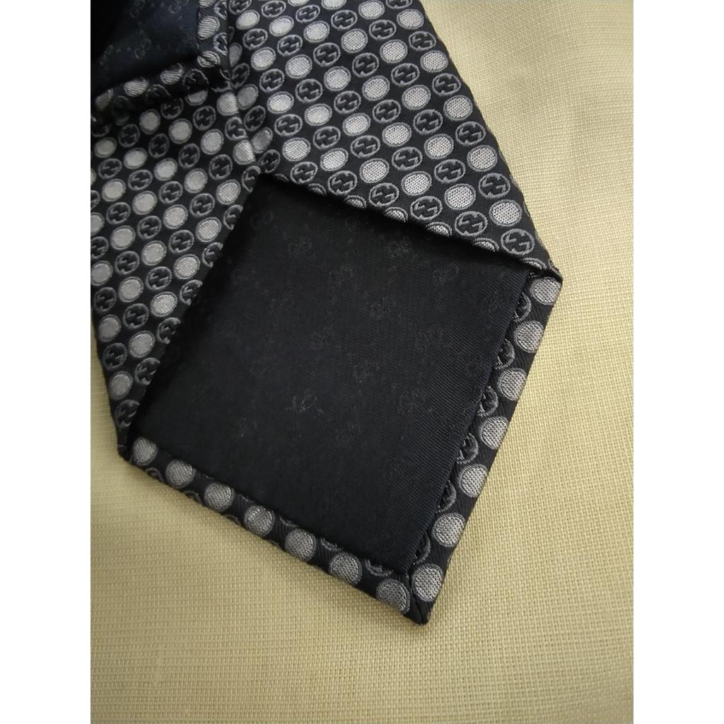 Used GUCCI Silk Jacquard Tie Tie