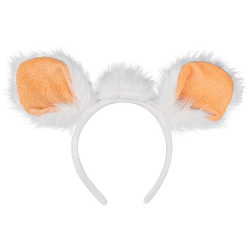 

Lovely Sheep Hair Hoop Set Sheep Costume Set Soft Gloves Sheep Headband Plush Tail Bowtie Mesh Skirt for Halloween Party